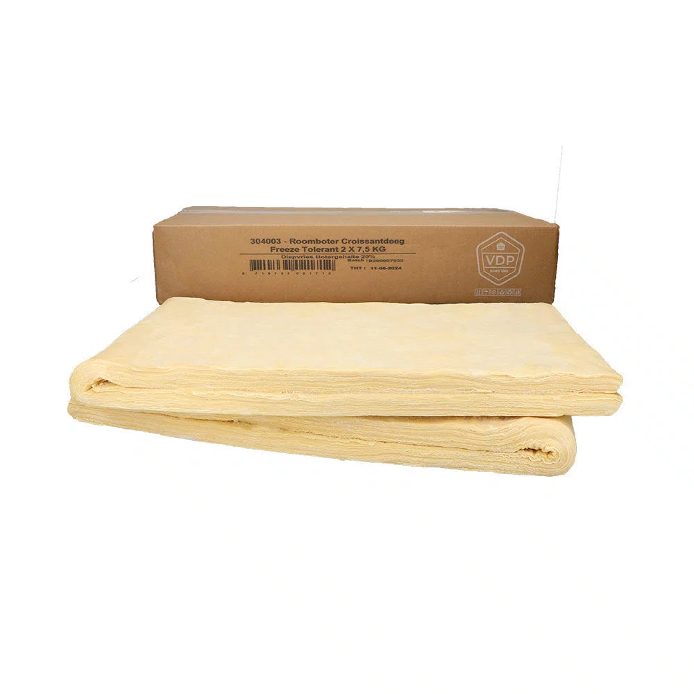 BLADERDEEGPLAK BOTER 20% (croissantdeeg)