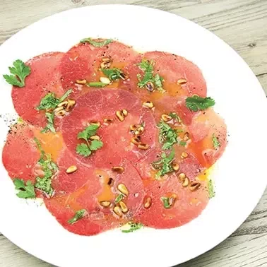 CARPACCIO DE BOEUF