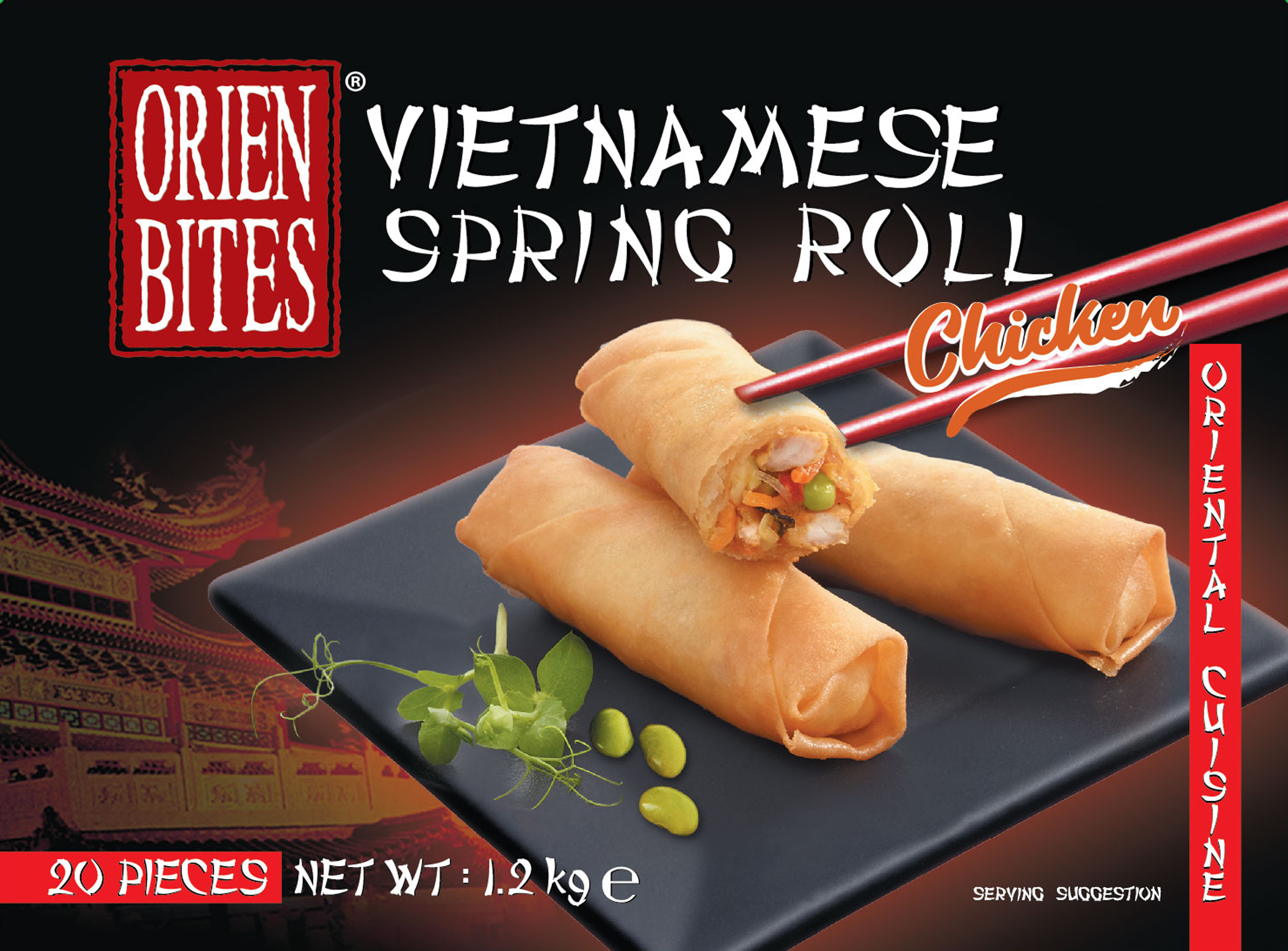 VIETNAMESE SPRING ROLL CHICKEN