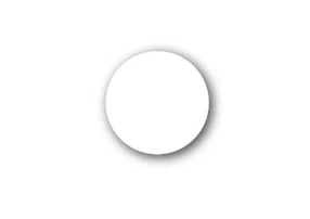 GAUTIER SCHOTELPAPIER ROND 10CM WIT S003