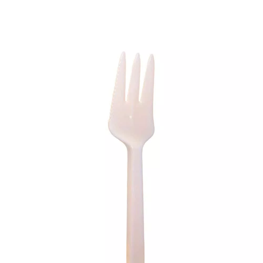 SNACKVORKEN HERBRUIKBAAR 13CM PS WIT