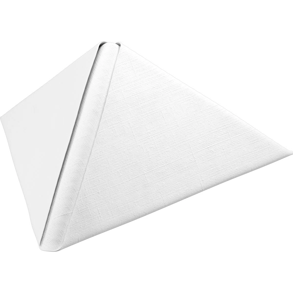 DUNI NAPKINS D-LINE 48X48CM WHITE *186755*