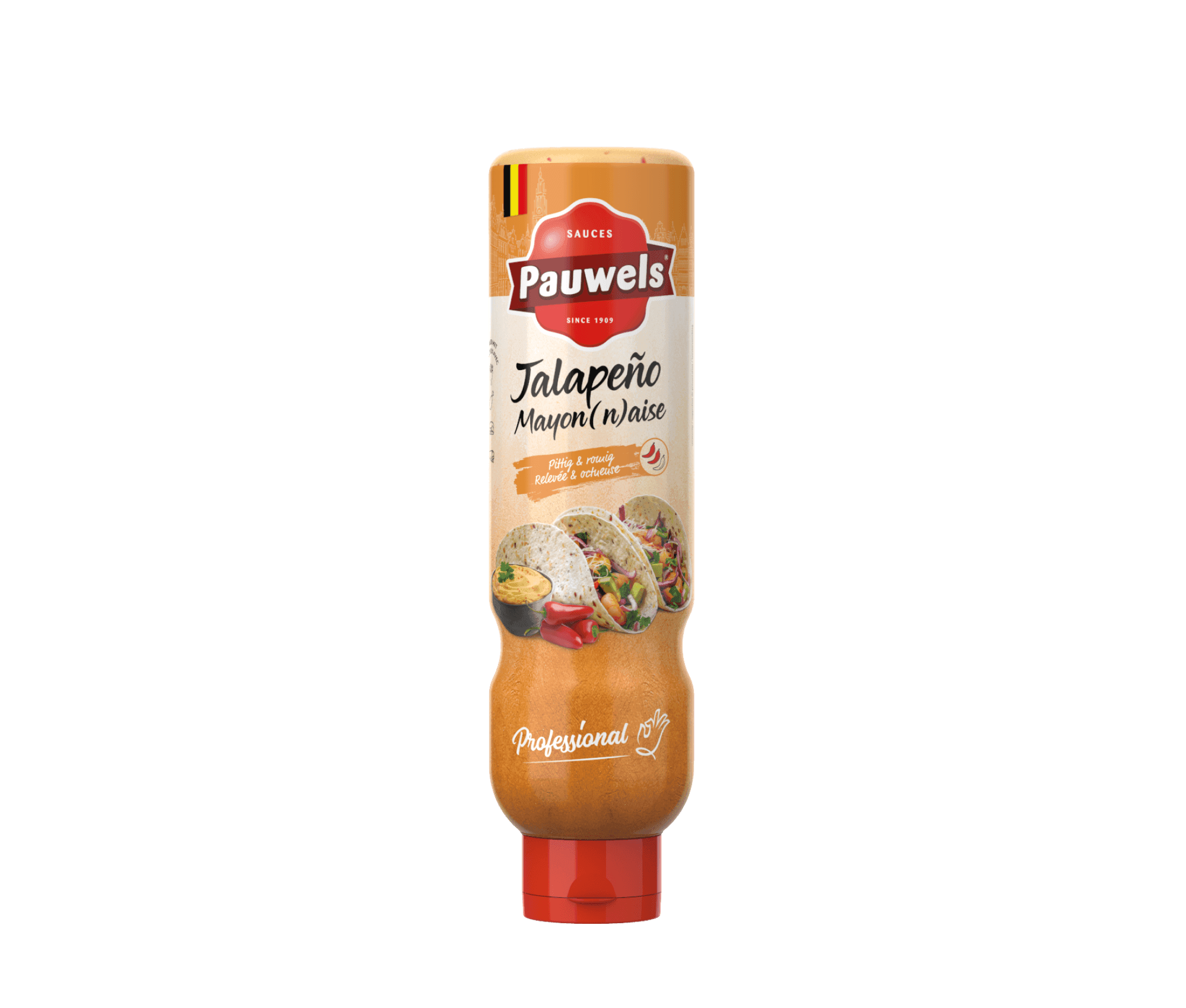 JALAPENO MAYONAISE TUBE PAUWELS