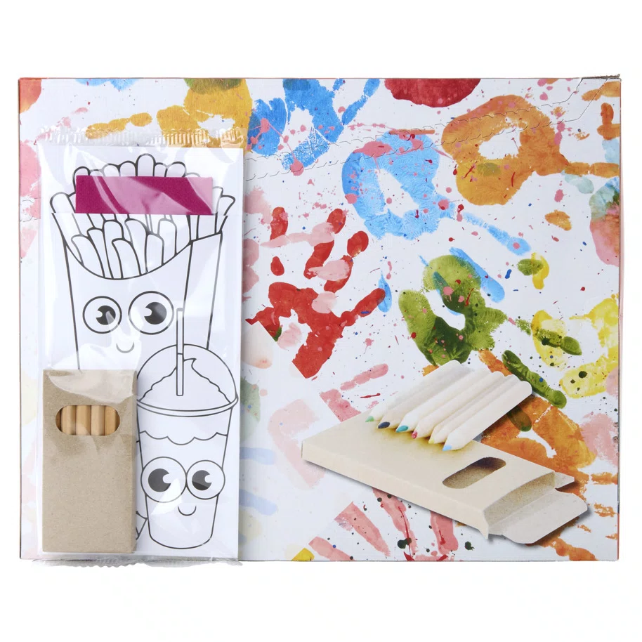 BESTEKZAKJES EN TAFELNAPPEN KIDS MIXED COLORS EUROPOCHETTE