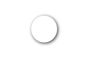 GAUTIER SCHOTELPAPIER ROND 12CM WIT S004