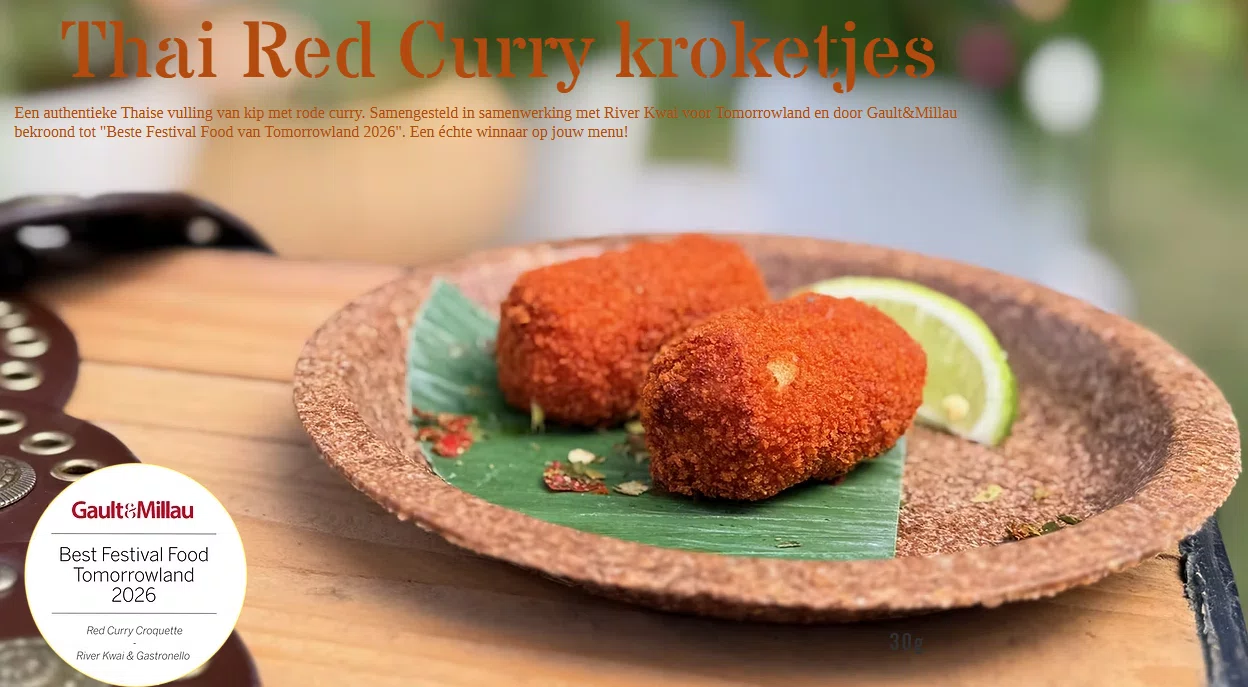 MINI THAI RODE CURRY KROKETTEN
