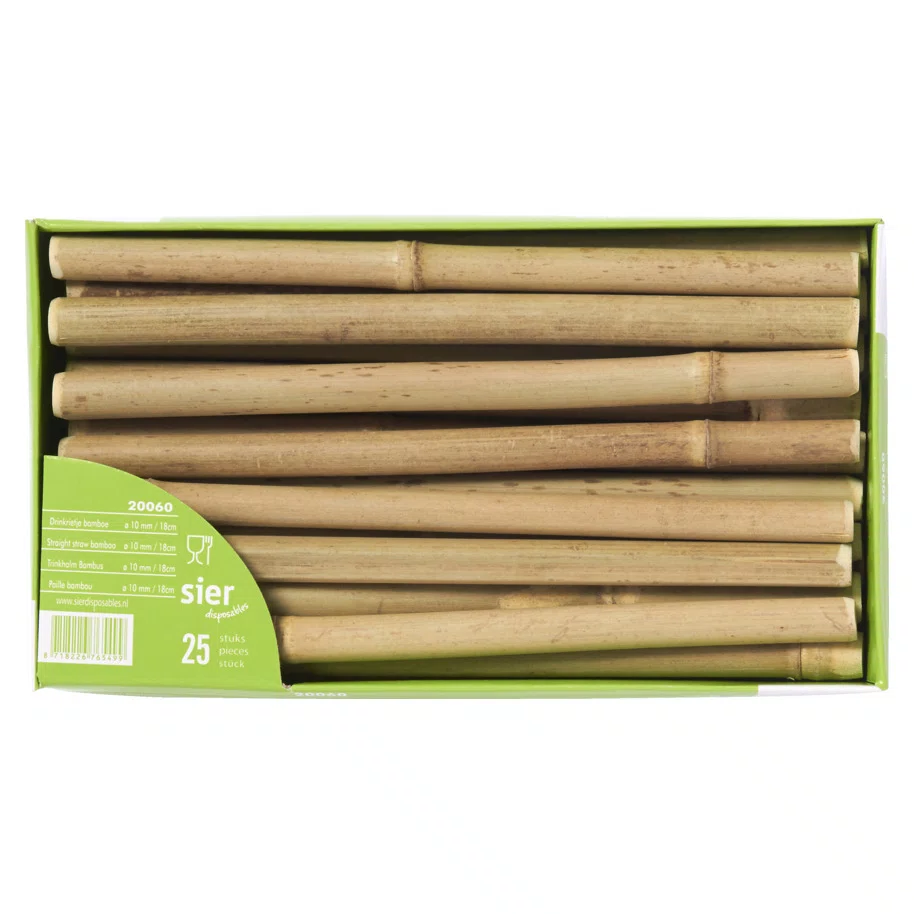 PAILLE À BOIRE EN BAMBOU 15 CM