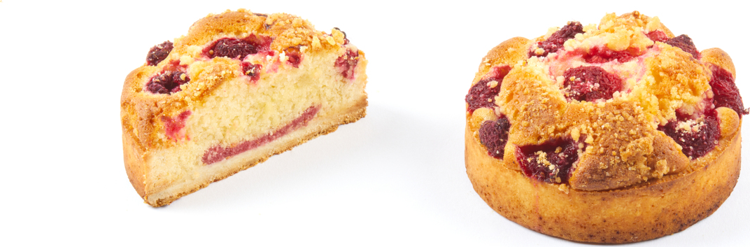 Tartelette crumble aux framboises TS
