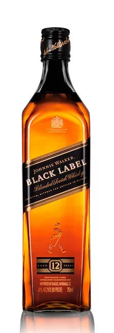JOHNNIE WALKER BLACK LABEL - 12 Yo