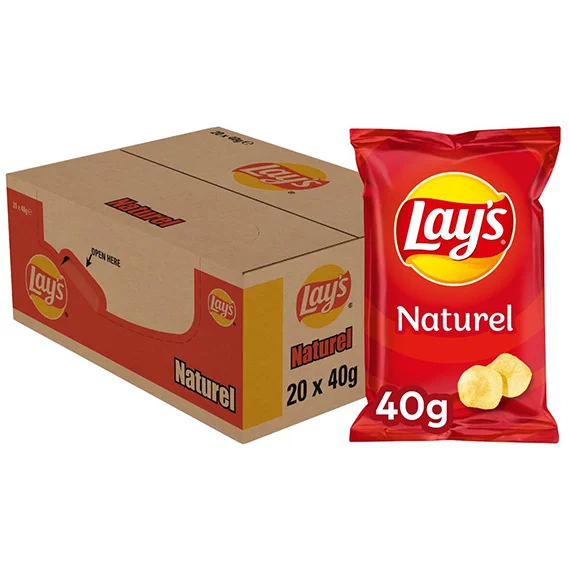 LAYS CHIPS NATUREL ZOUT