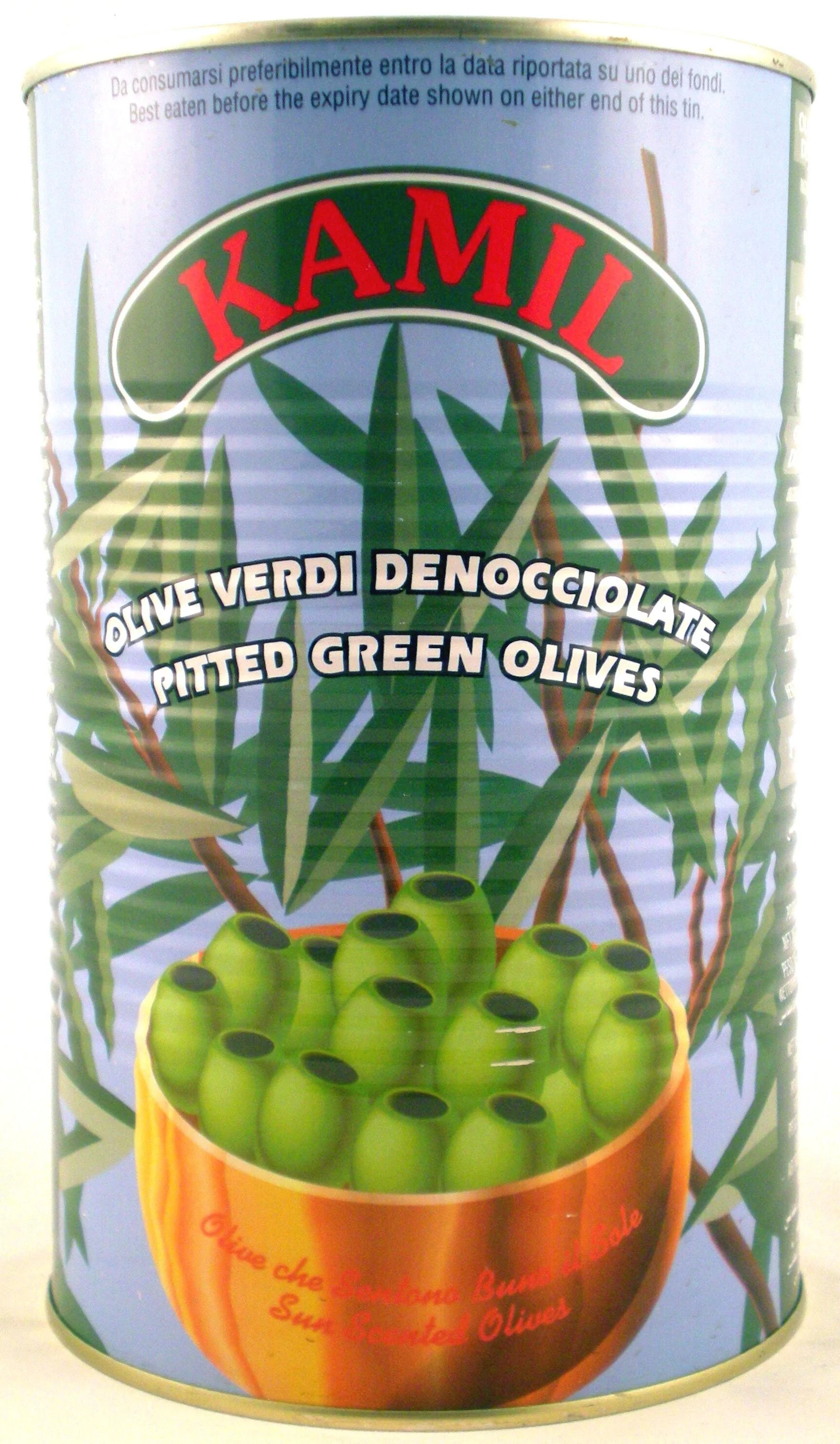 OLIVES VERTES SANS NOYAU BOITE