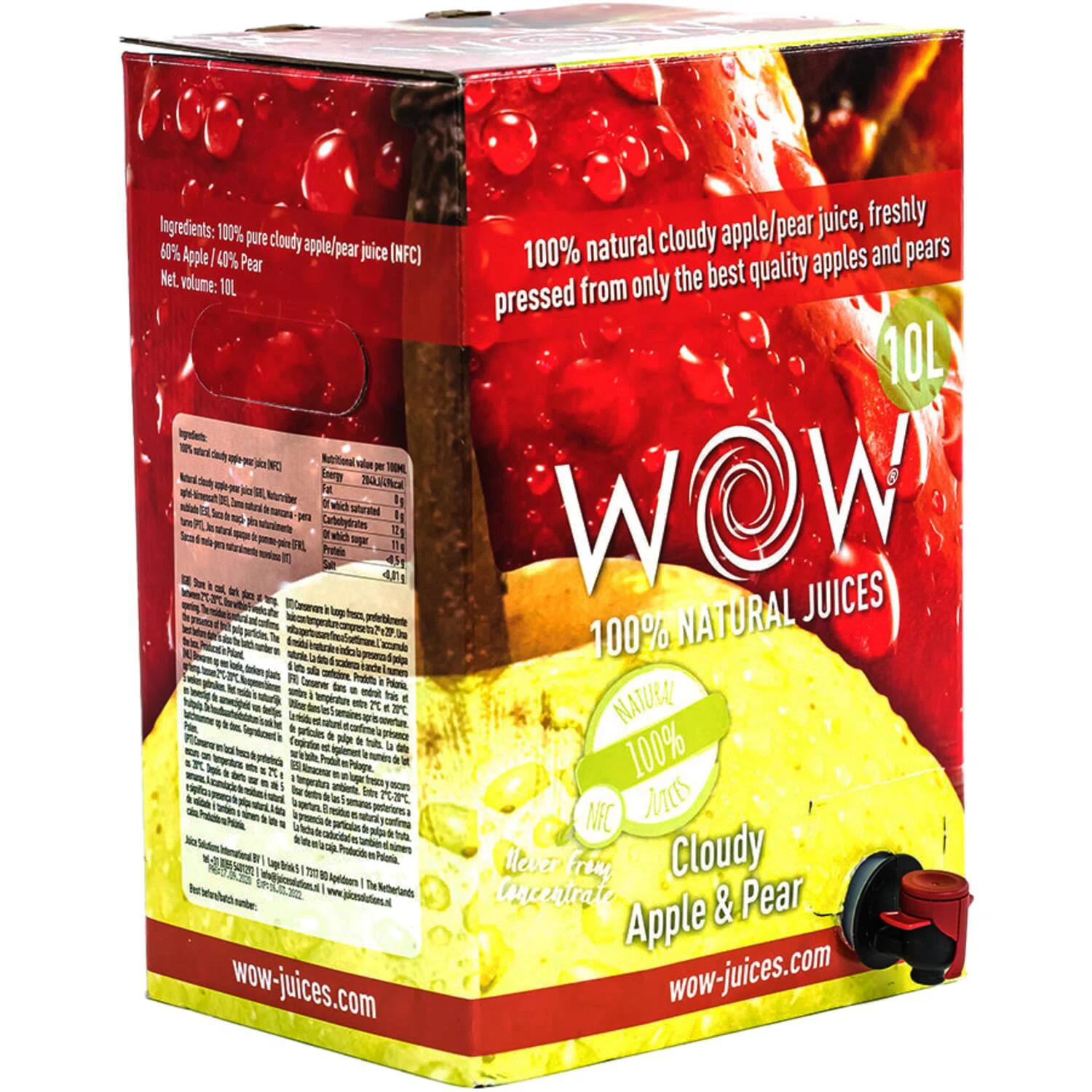 JUICE NFC CLOUDY APPEL-PERENSAP 10L 